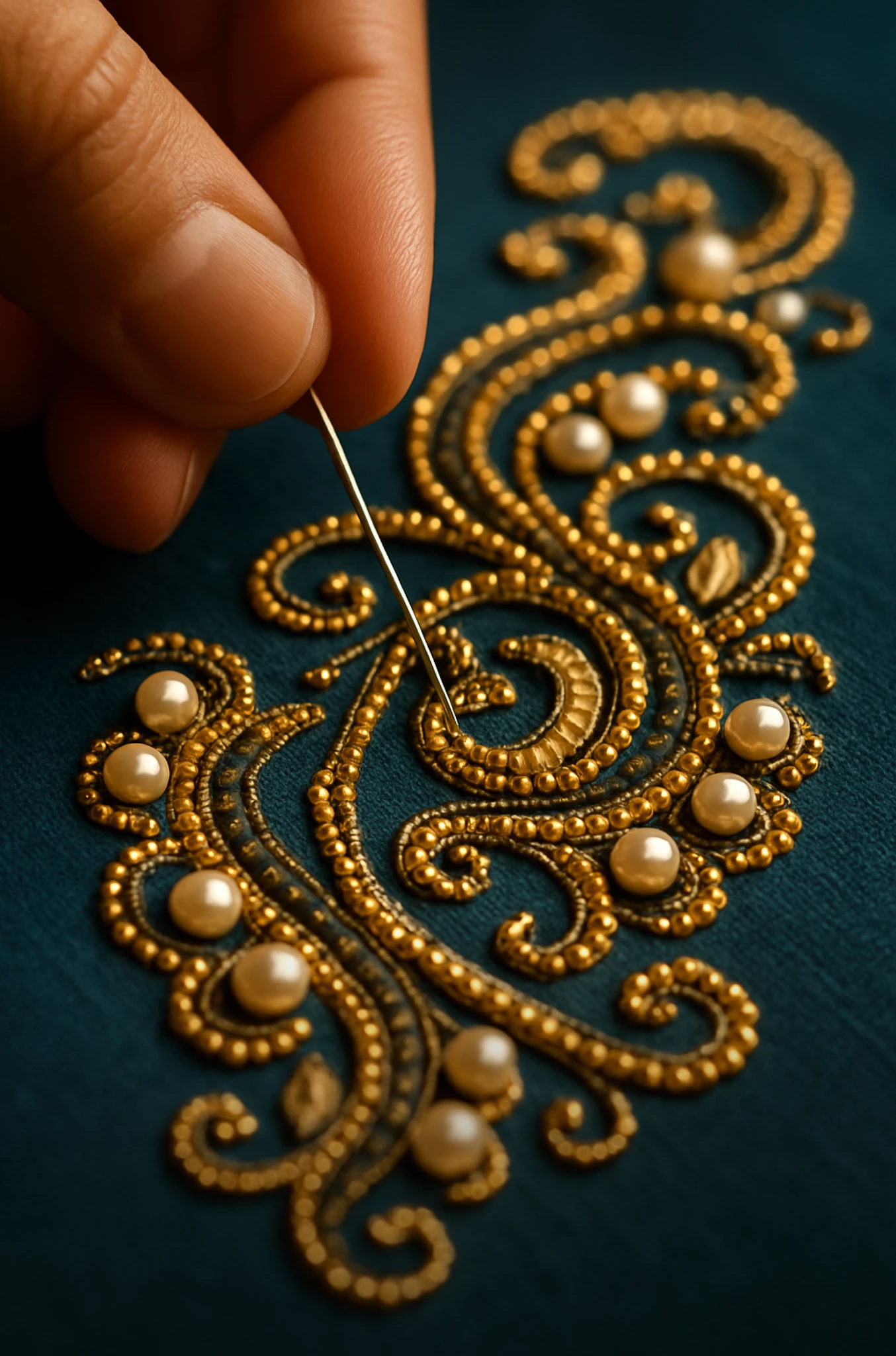Beadwork detail
