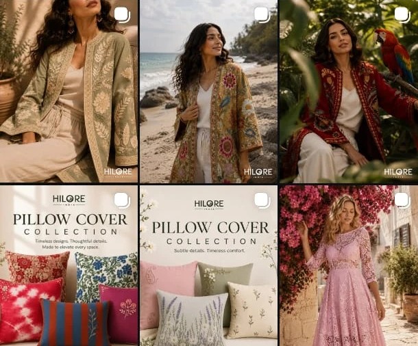 Recent posts from Hilore India on Instagram